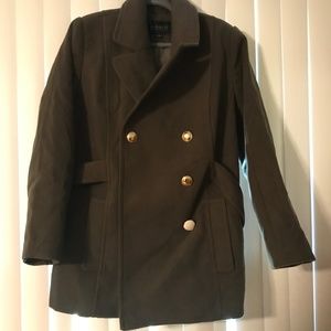 Brand new deep, olive, Eloquii coat